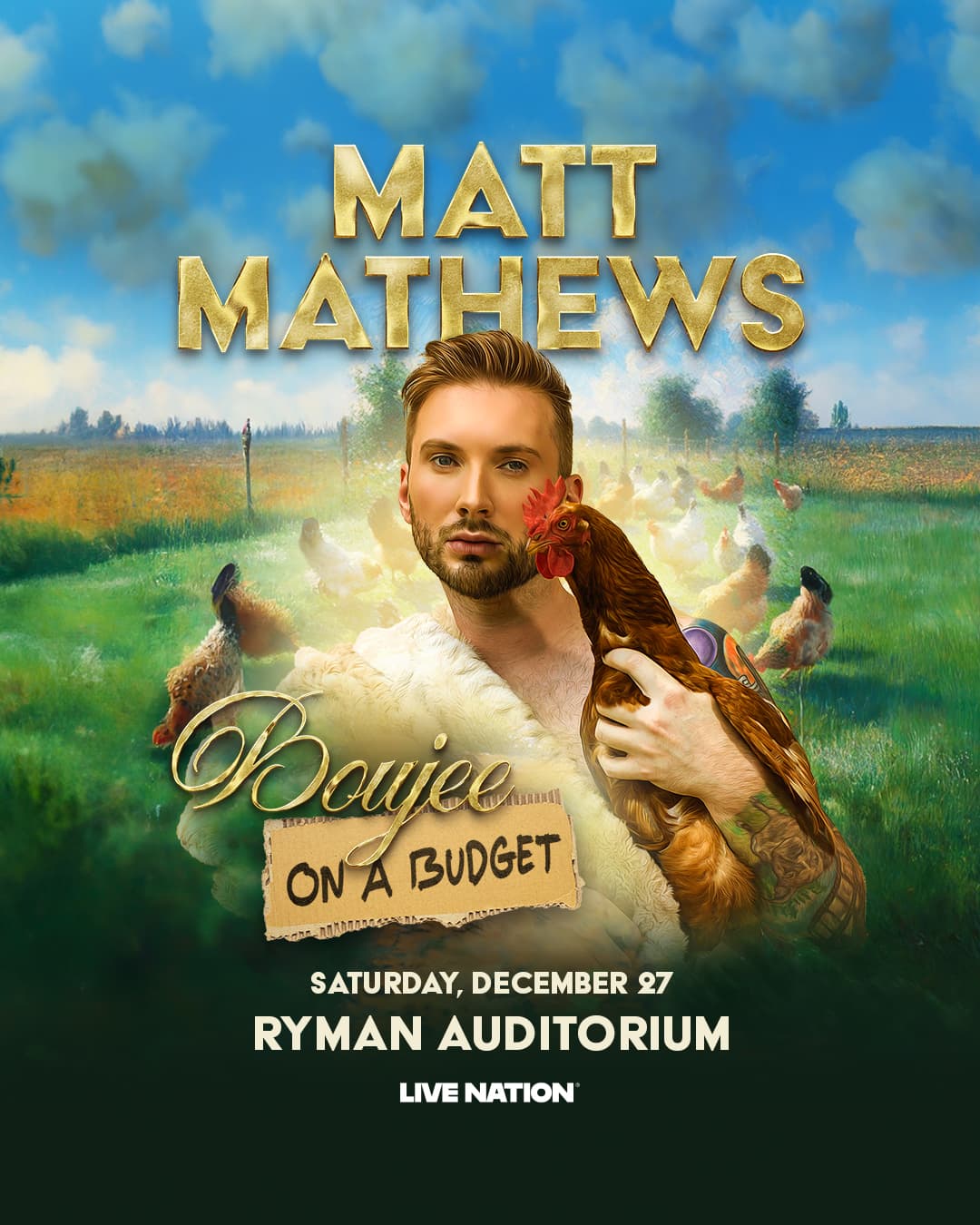 Matt Mathews - Boujee On A Budget Tour