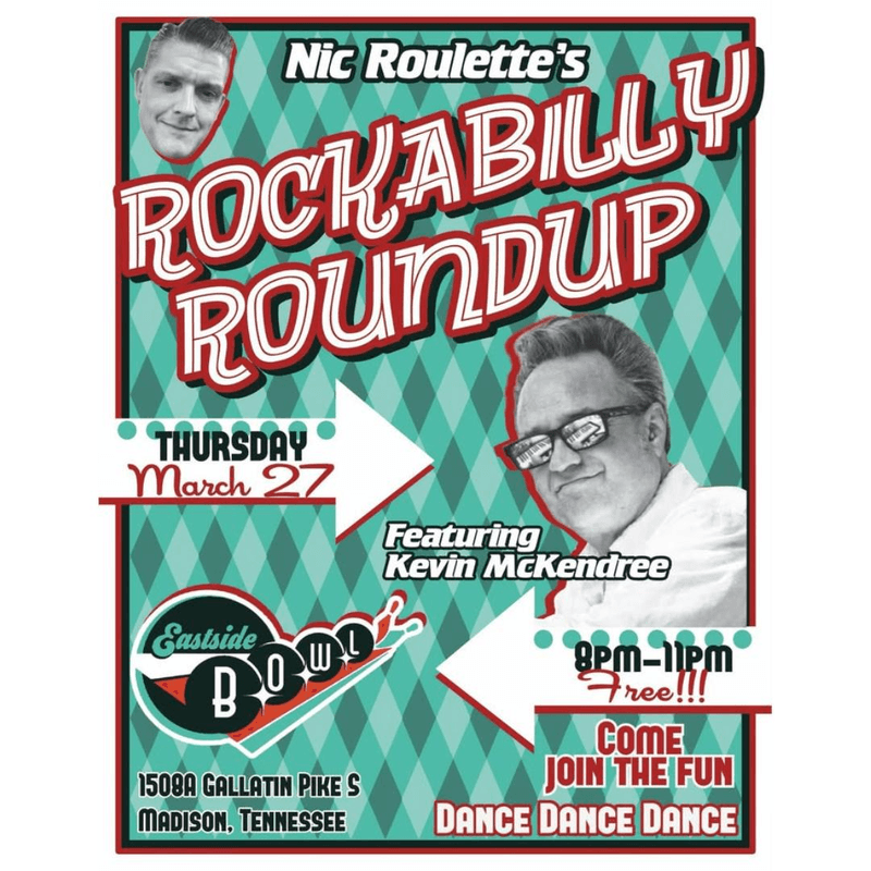 Nic Roulette’s Rockabilly Roundup w/ Kevin McKendree