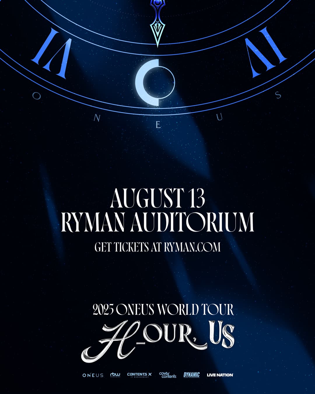 ONEUS - 2025 WORLD TOUR 'H_OUR, US'