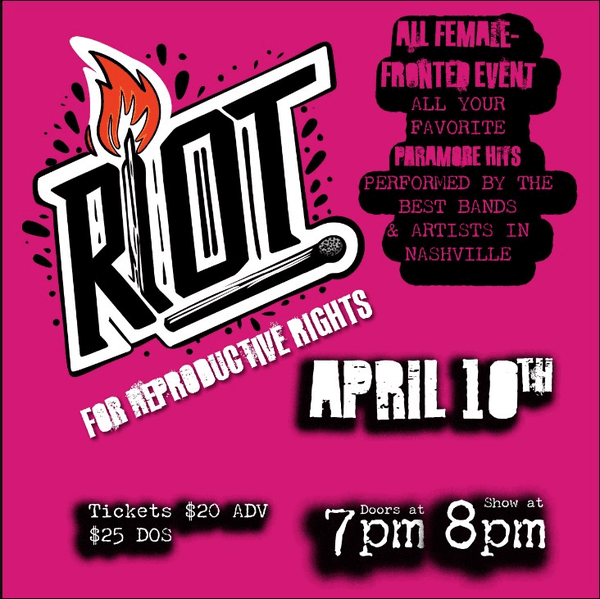 Riot! for Reproductive Rights: A Paramore Tribute ShareShare