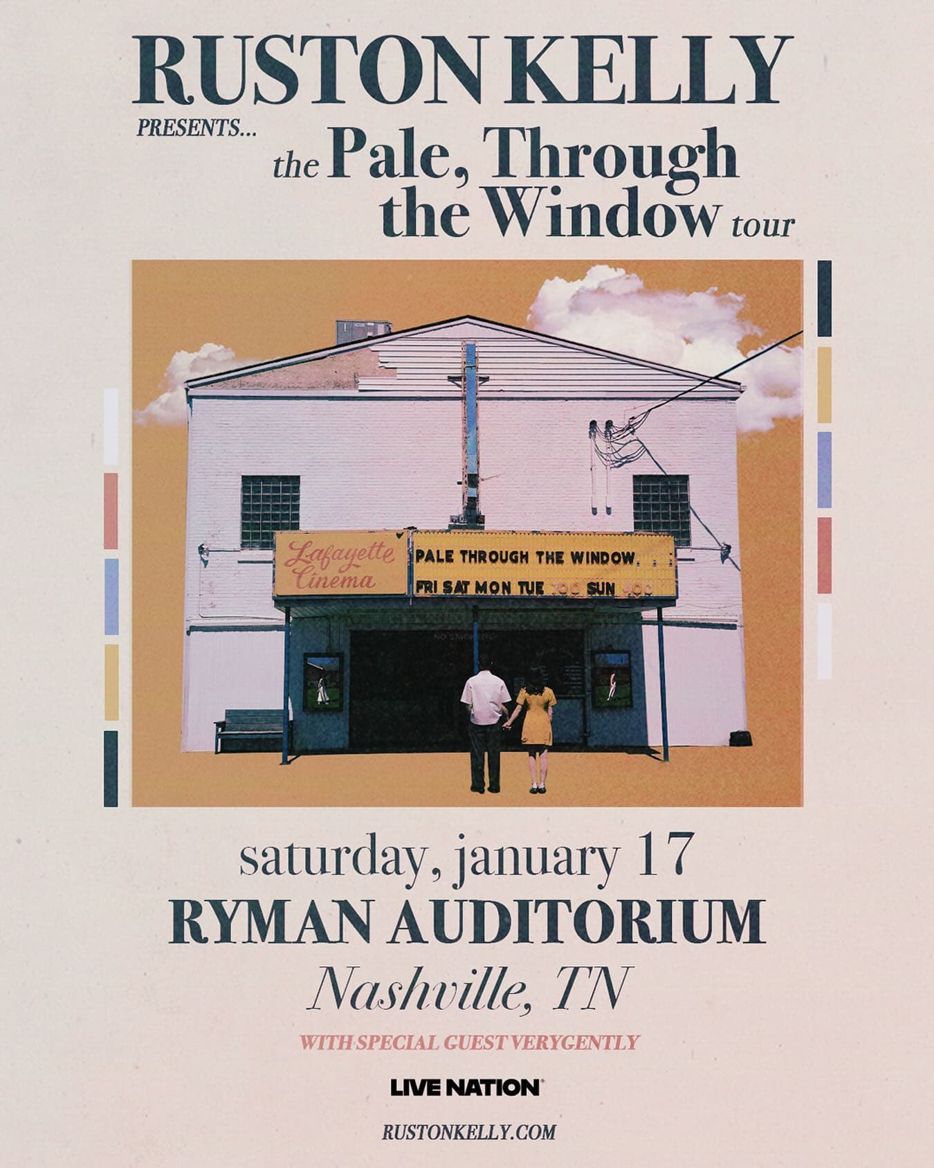 Ruston Kelly // verygently – Pale, Through the Window Tour