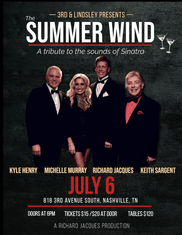 Summer Wind - A Tribute to The Sounds of Sinatra featuring Kyle Henry, Michelle Murray, Richard Jacques & Keith Sargent