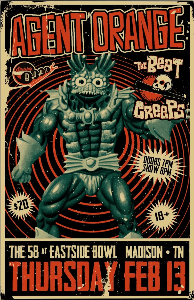 The '58: Agent Orange // The Beat Creeps